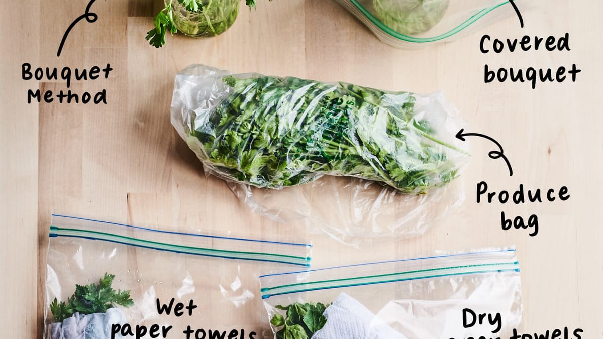 How to Store Herbs and Keep Them Fresh