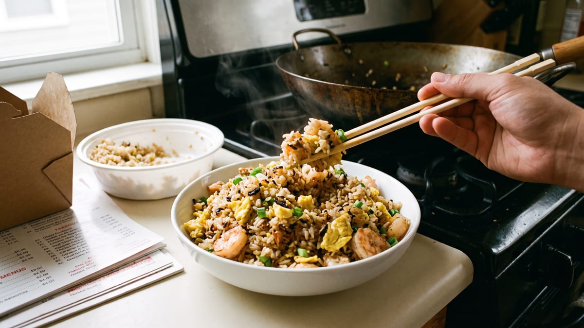 I Made Restaurant-Style Fried Rice With Leftover Rice and It Was Better Than Takeout
