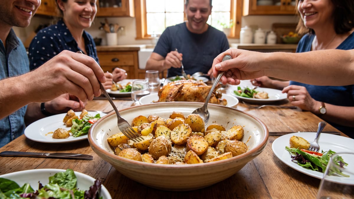 The Crispy Parmesan Potatoes That Disappear From the Dinner Table First