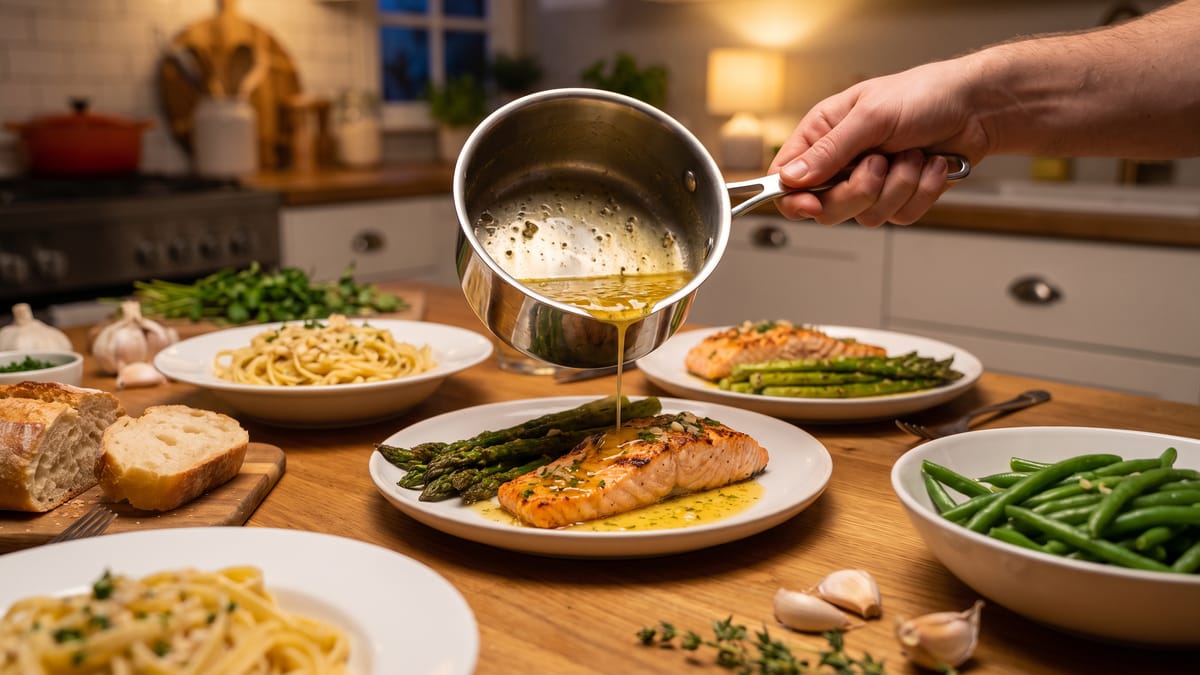 The Easy Garlic Butter Sauce That Makes Almost Any Dinner Better