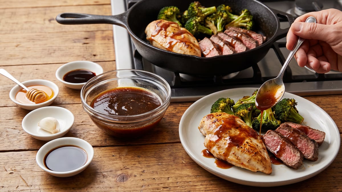 This Easy 3-Ingredient Sauce Can Transform Chicken, Steak, and Vegetables