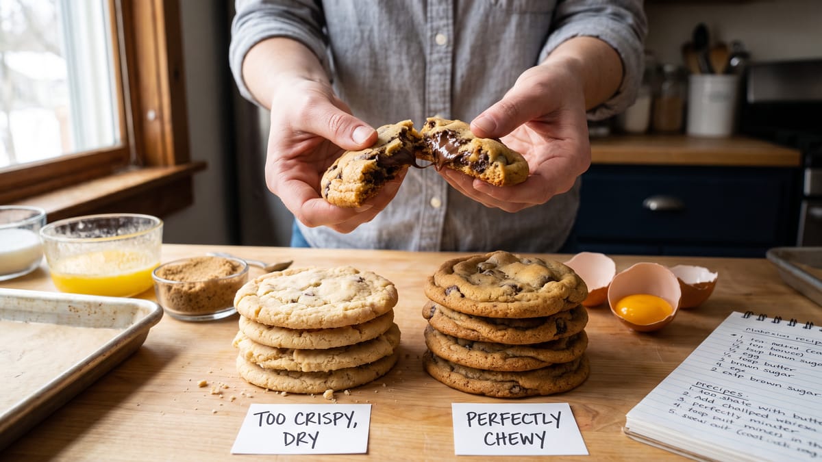 Why Your Chocolate Chip Cookies Aren’t Chewy Enough—and How to Fix Them