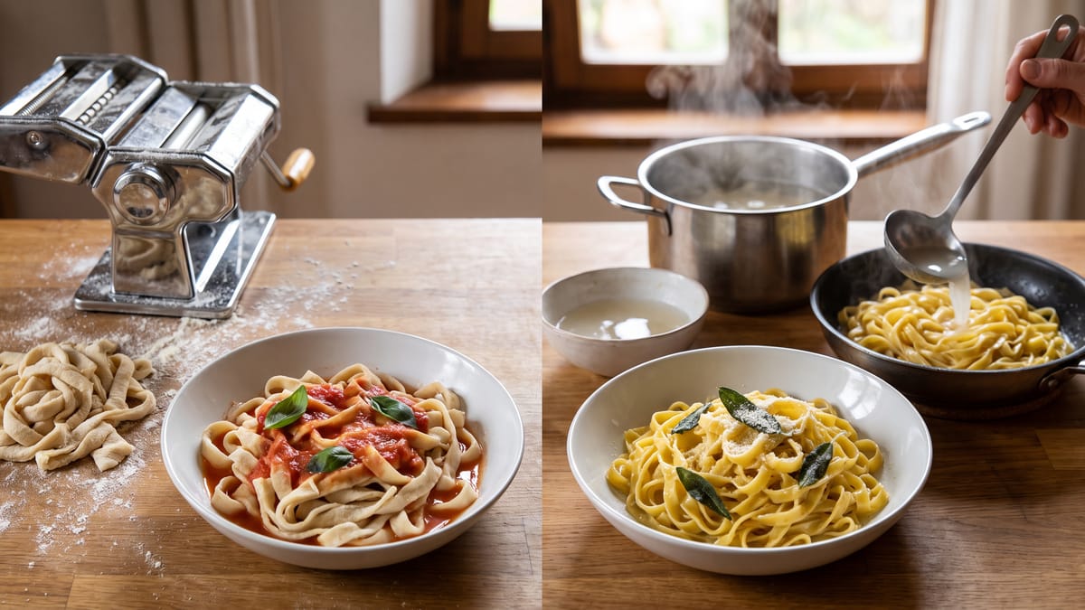 Why Your Homemade Pasta Never Tastes Like a Restaurant—and the Easy Fix