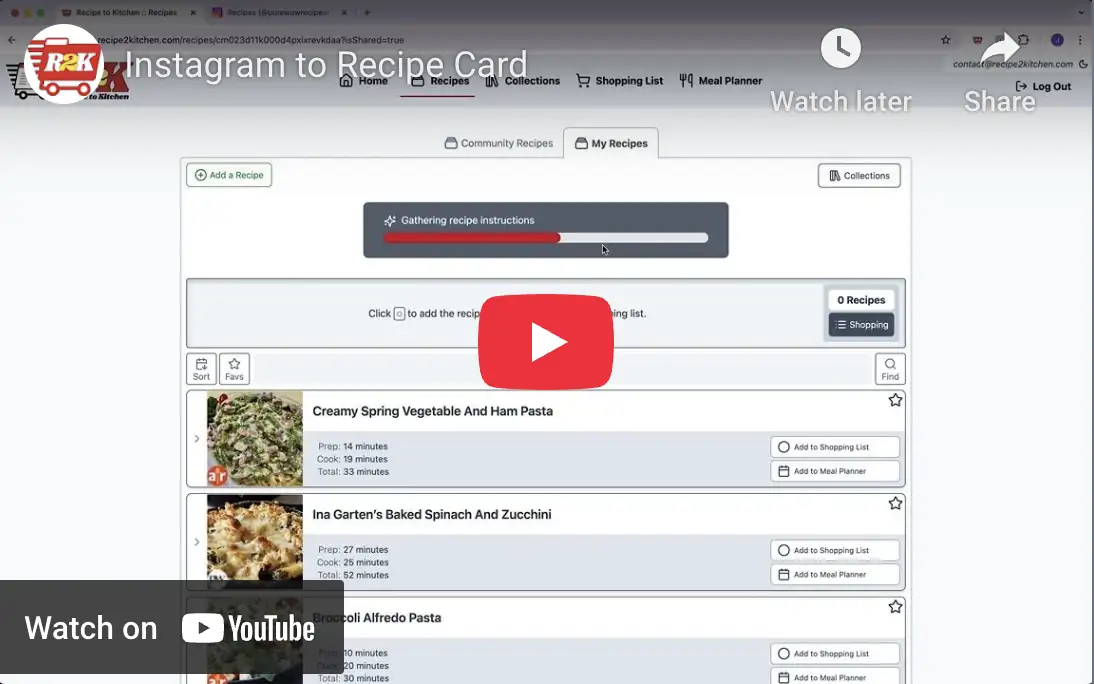 Save Recipe Thumbnail